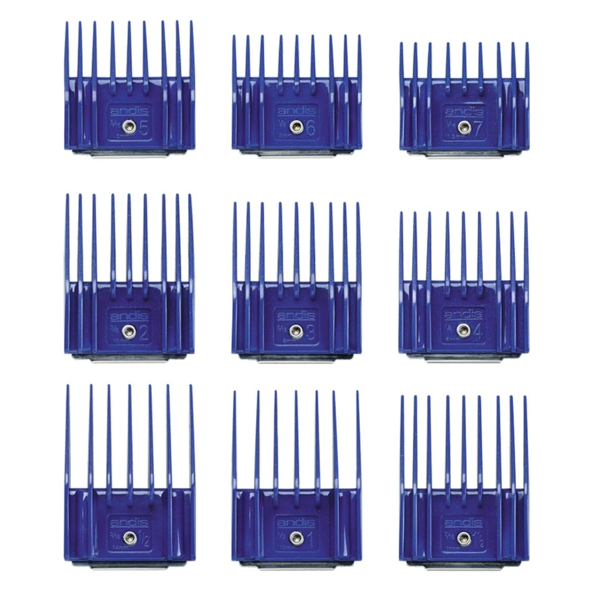 Andis Small Universal Comb Set S 9Pk 4 Andis Small Universal Comb Set S 9Pk - Image 2