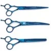 Master Grooming Tools 5200 Blue Ti Lefty 3Pc Shear Kit