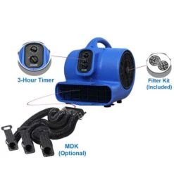 XPOWER X-800TF Cage Dryer & Drying Kit Blue -Dog Grooming Shop xr9800 19 1