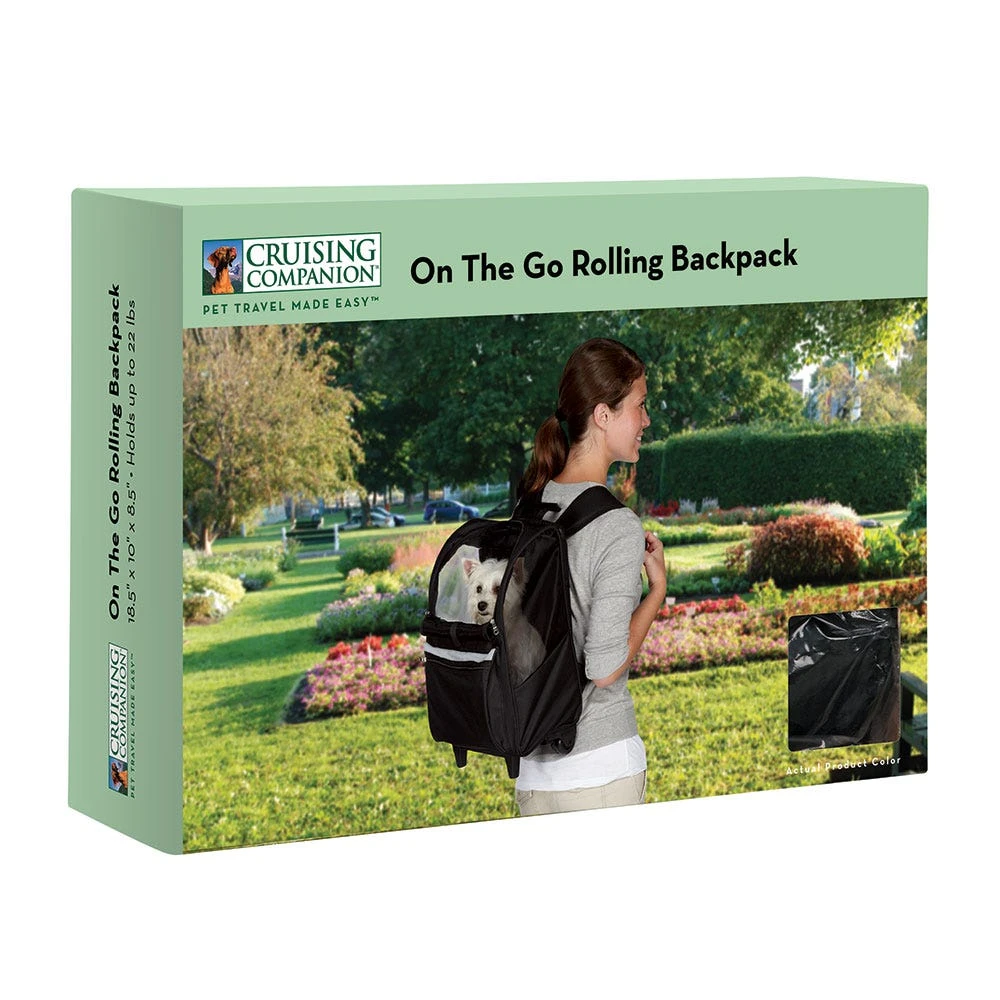 Cruising Companion Black On The Go Rolling Backpacks 9 Cruising Companion Black On The Go Rolling Backpacks - Image 7