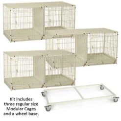 ProSelect Modular 3-Tier Cage Bank Kit -Dog Grooming Shop zw53000 11 1