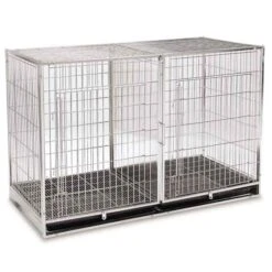 Dog Grooming Shop 15 ProSelect Modular Cage W/Tray XT Stainless Steel