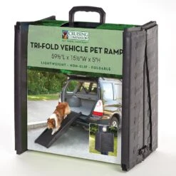 Cruising Companion Black Tri-Fold Vehicle Pet Ramp -Dog Grooming Shop zw9735 17 007 115 1
