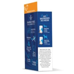 Vetality Brush Free Twist & Lick Chicken Oral Gel -Dog Grooming Shop zx0054 14 vet bf twist and lick side 1 1